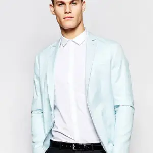 Slim Fit Cotton Blazer